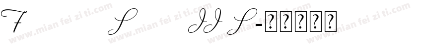Flemish Script II St字体转换